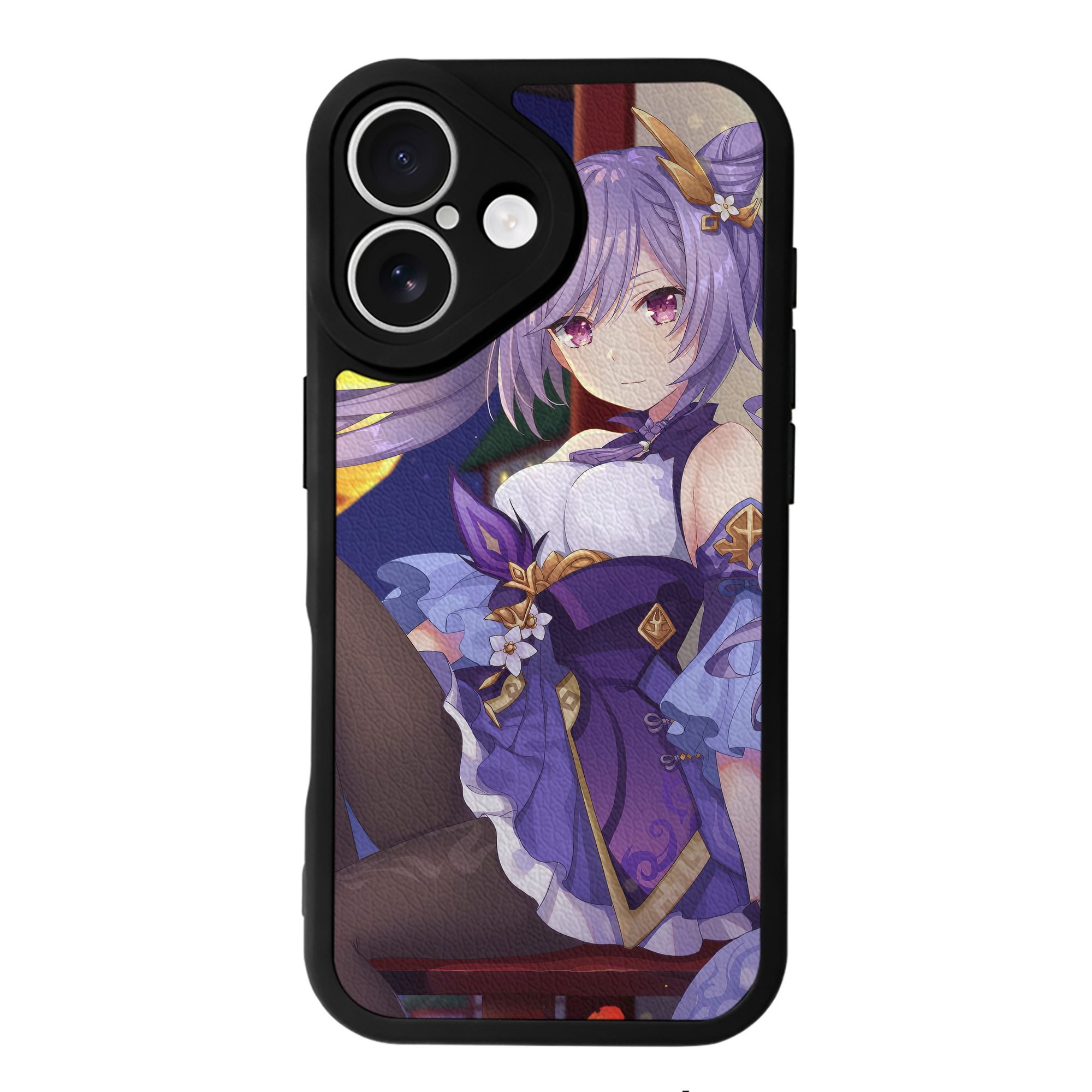 げんし神 genshin 【iPhone 16シリーズ対応】シリコンスマホケース（レザー調） 材質：シリコン